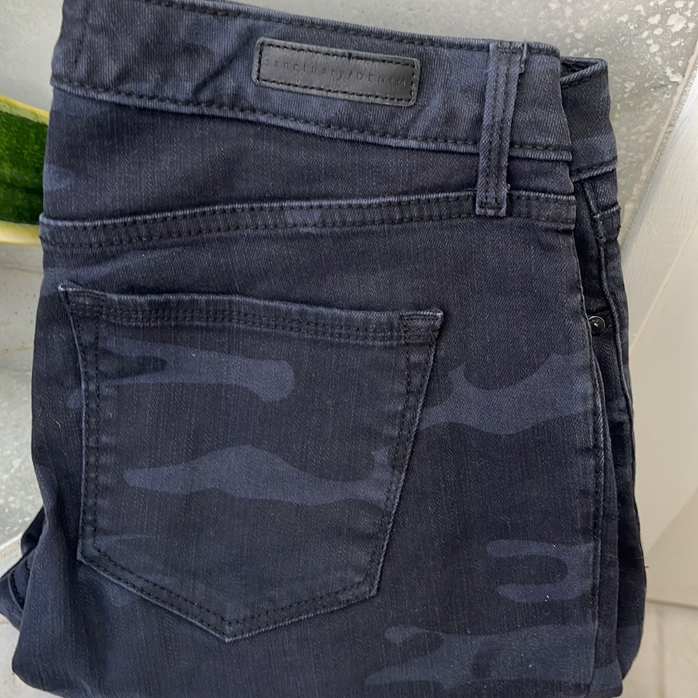 Sanctuary Denim Camo Skinny Ankle Jeans Anthropologie Size 29